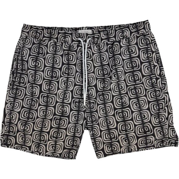 Saturdays NYC Men's Timothy Kuba Cloth Swim Shorts Black XL - Picture 4 of 13